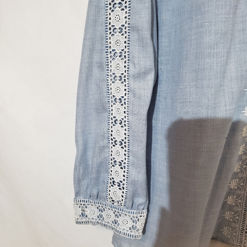 Vintage adelaar lace button up blouse - Picture 4 of 13